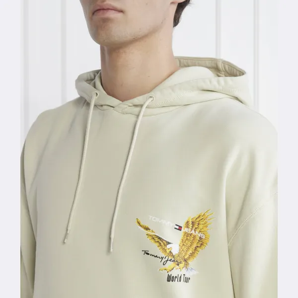 Толстовка свободного кроя Tommy Hilfiger, зеленый — фото 3