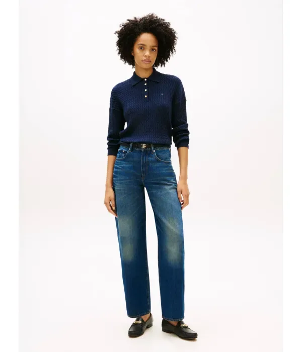 Полюс relaxed fit Tommy Hilfiger, темно-синий — фото 2