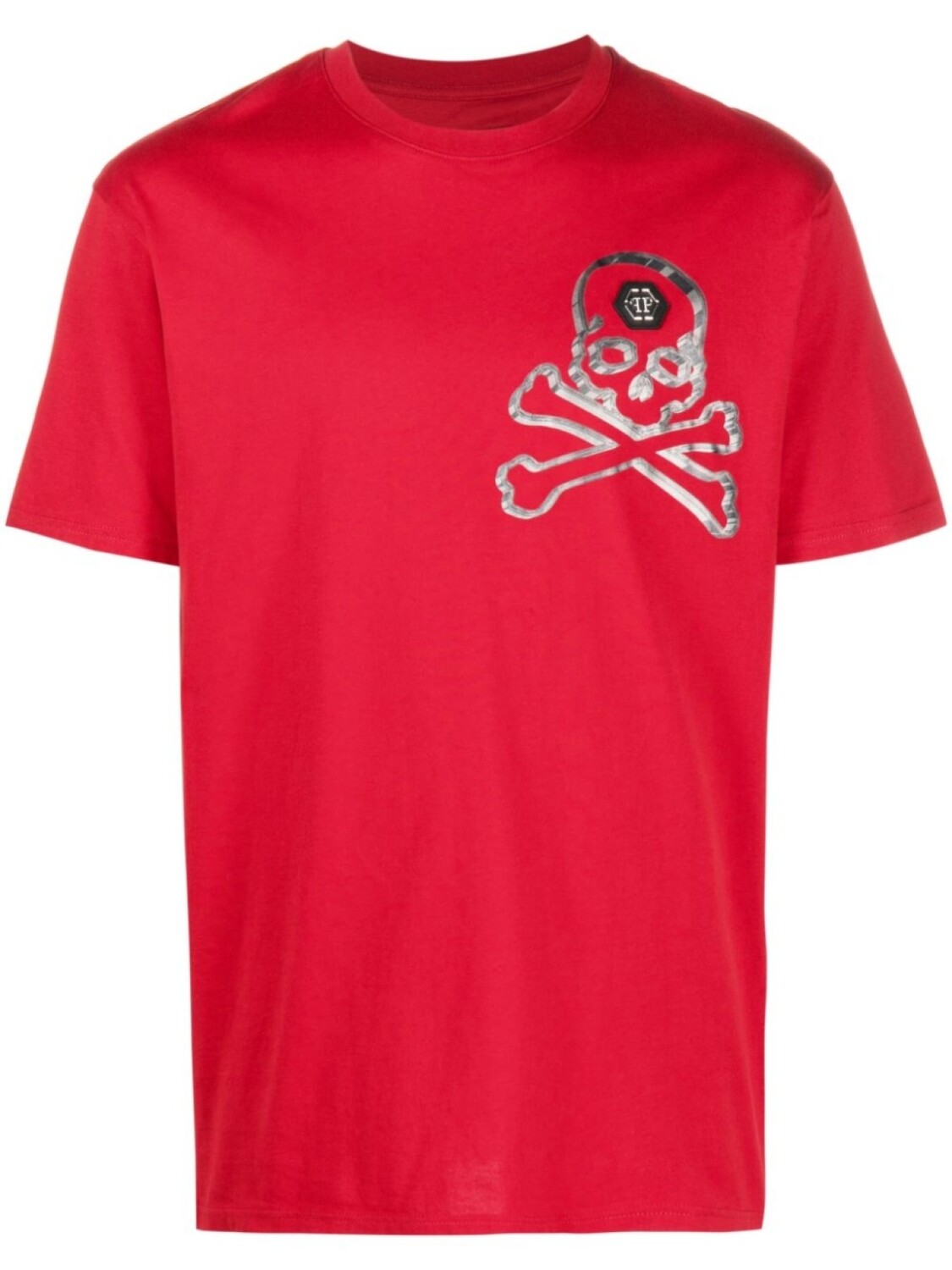 

Philipp Plein футболка Skull&Bones, красный