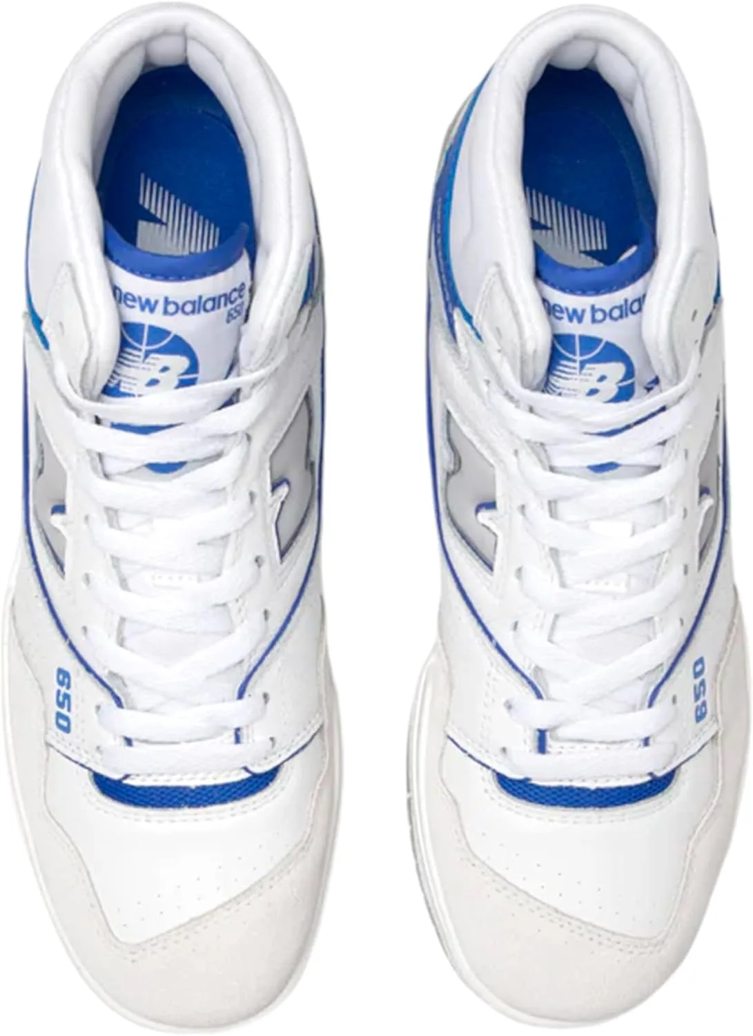 Кроссовки мужская модель New Balance BB650 V1, белый/синий — фото 3