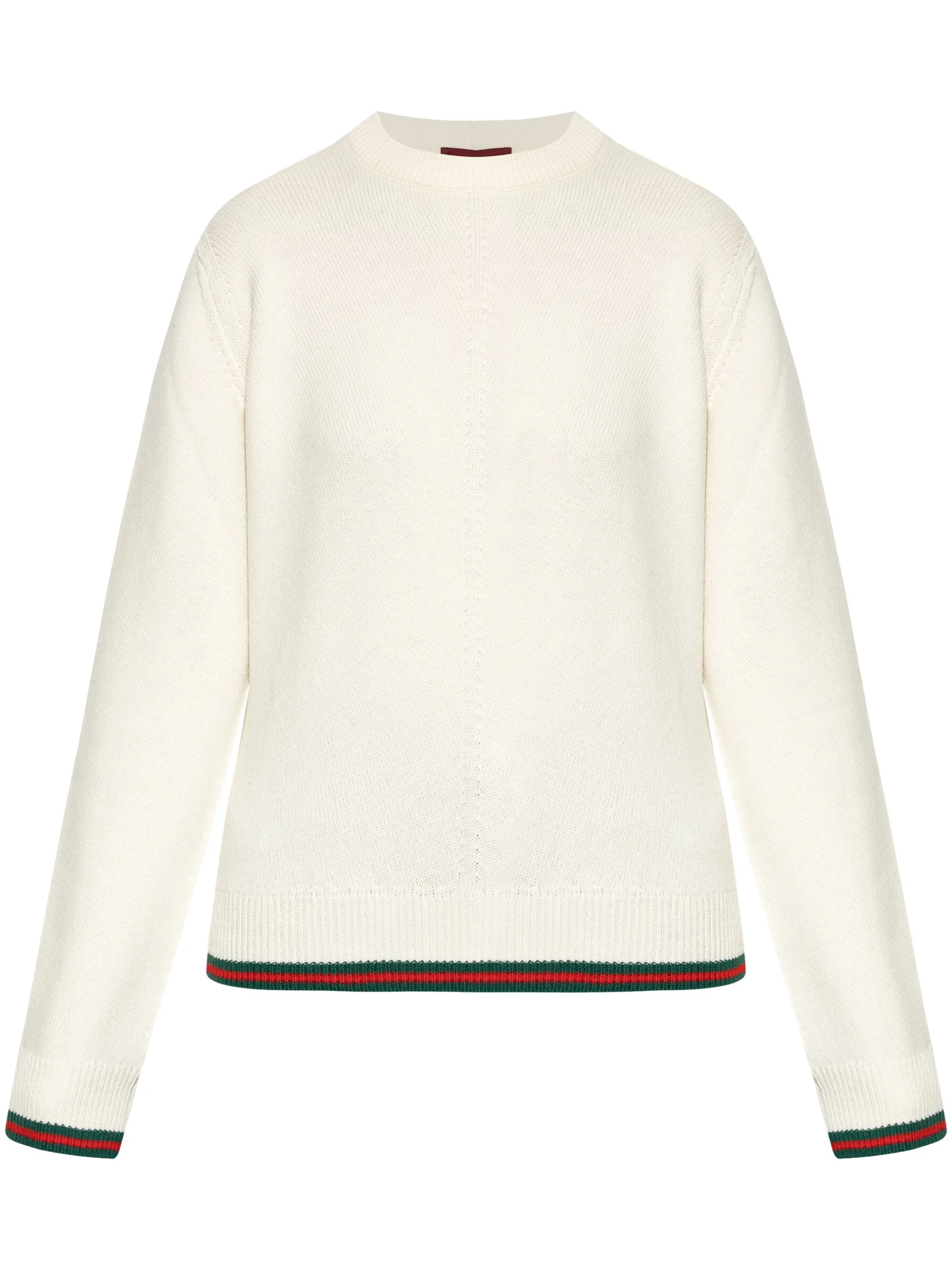 

Свитер с отделкой Web Gucci, нейтральный