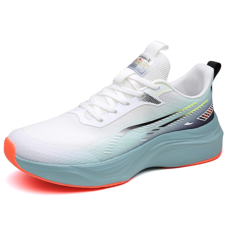 

Амортизирующие нескользящие дышащие поддерживающие легкие беговые кроссовки men's Kuding, серый