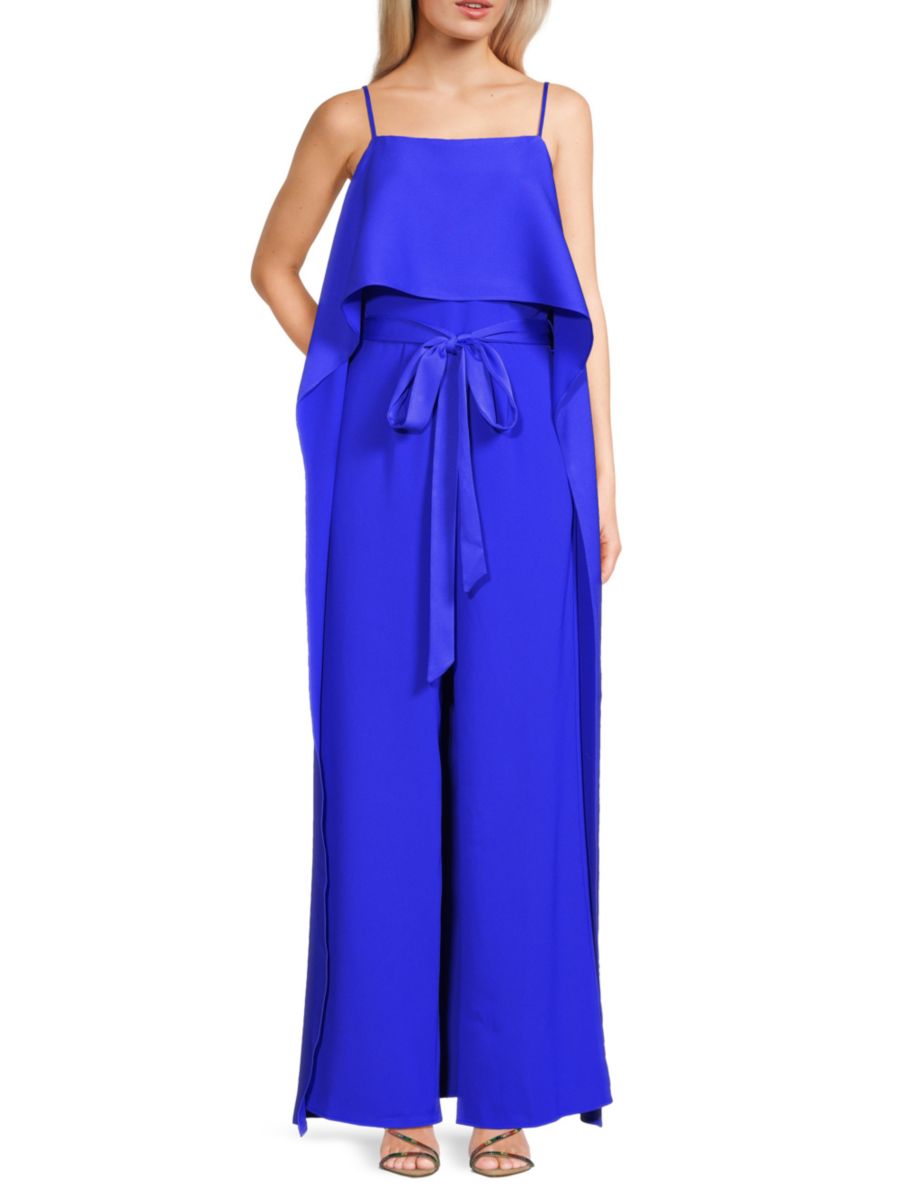 

Комбинезон Valeria Drape Black Halo Eve, цвет Vibrant Blue