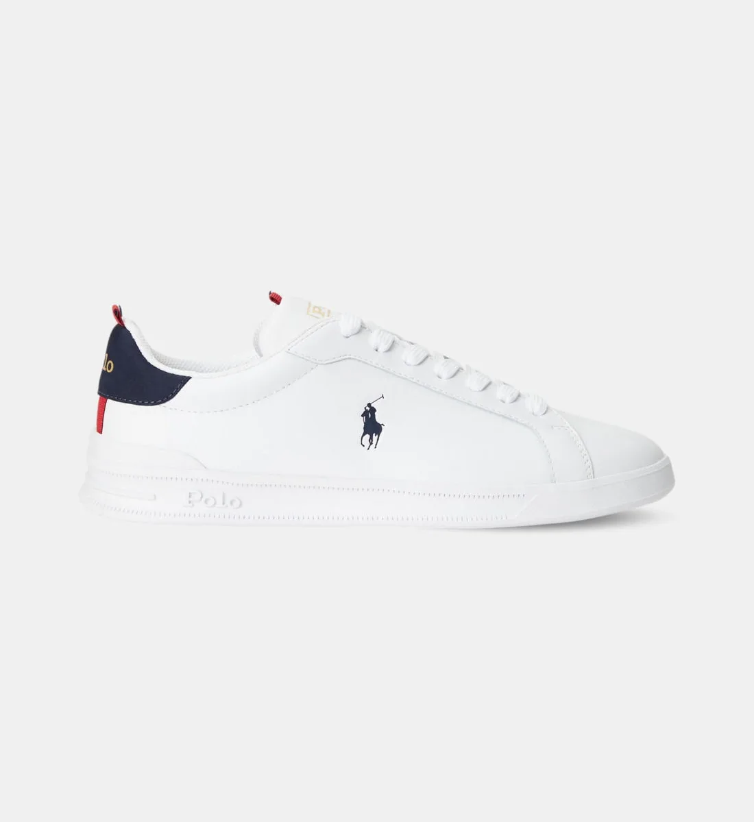 Кожаные низкие кроссовки Heritage CT II POLO RALPH LAUREN, синий
