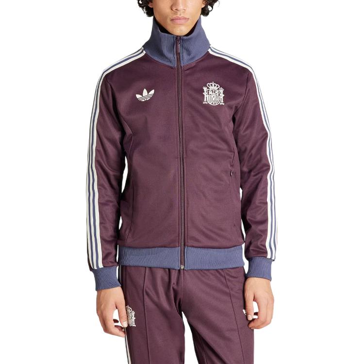 Adidas Originals Испанский футбольный топ, Dark Reddish Purple — фото 4