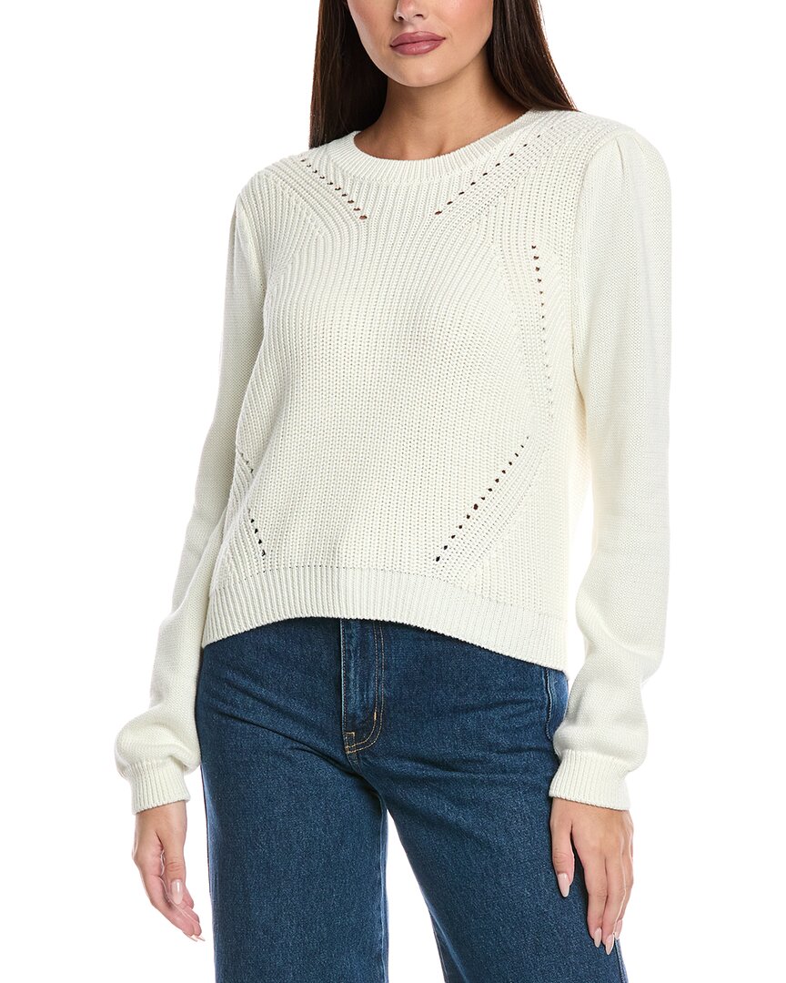 

Айла Мэтильда свитер с буфами на рукавах &Isla, белый