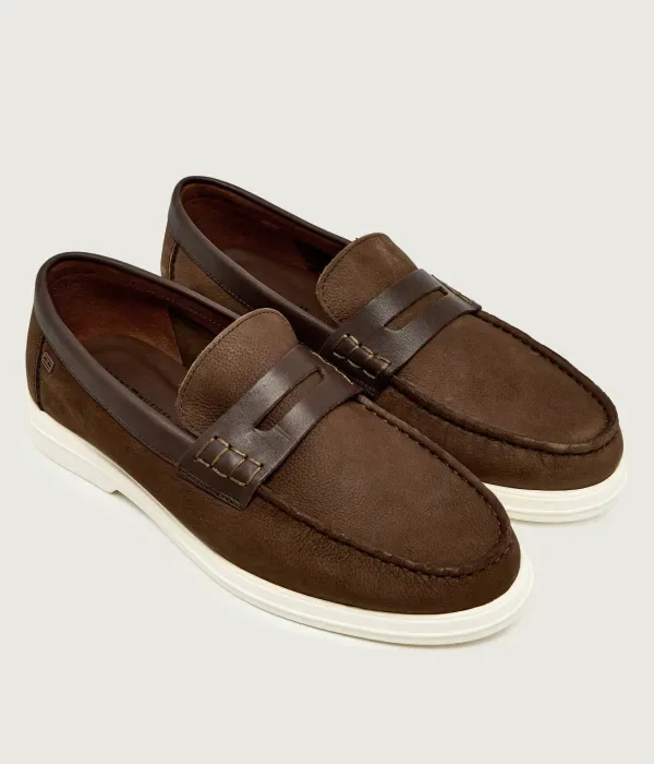 Лоферы Hilfiger Skin Loafer Mix Tommy Hilfiger, коричневый — фото 3