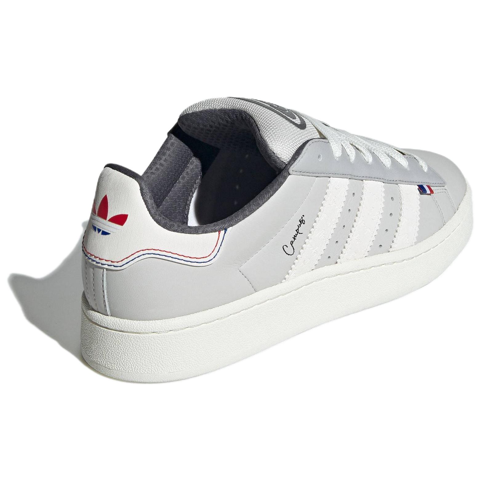 Adidas Originals Adidas Campus 00s серые в цвете Light Gray/Jade White/Collegiate Blue, цвет Light Gray/Jade White/Collegiate Blue — фото 4