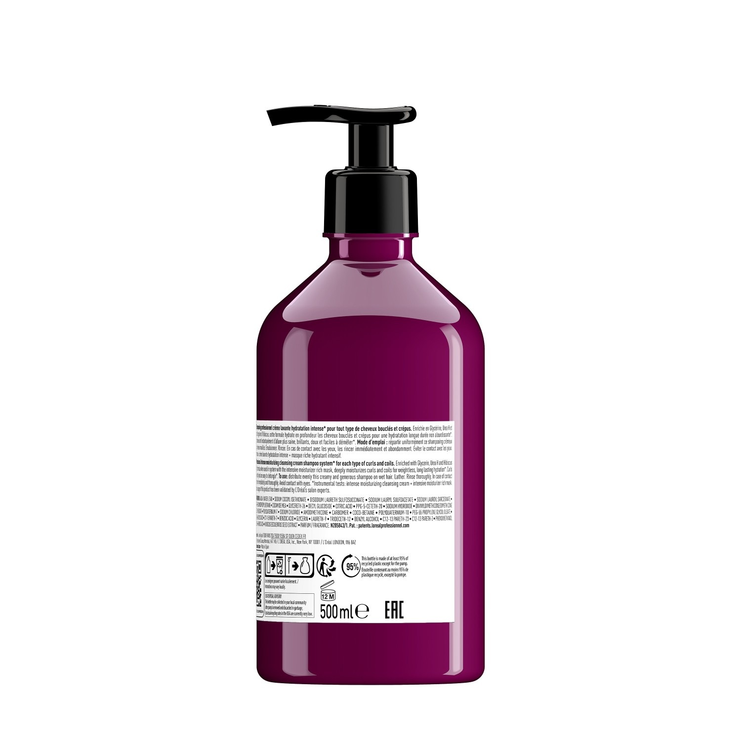 Шампунь serie expert curl expression intense moisturizing cleansing cream L Oreal Professionnel Paris, объем 500 мл — фото 2