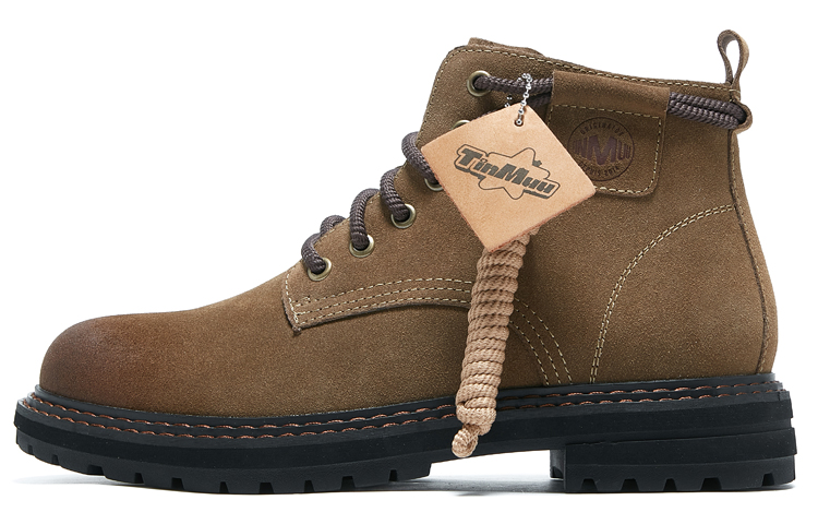 

TINMUU Ковровые замшевые короткие ботинки Combat Unisex Khaki Dark Blue