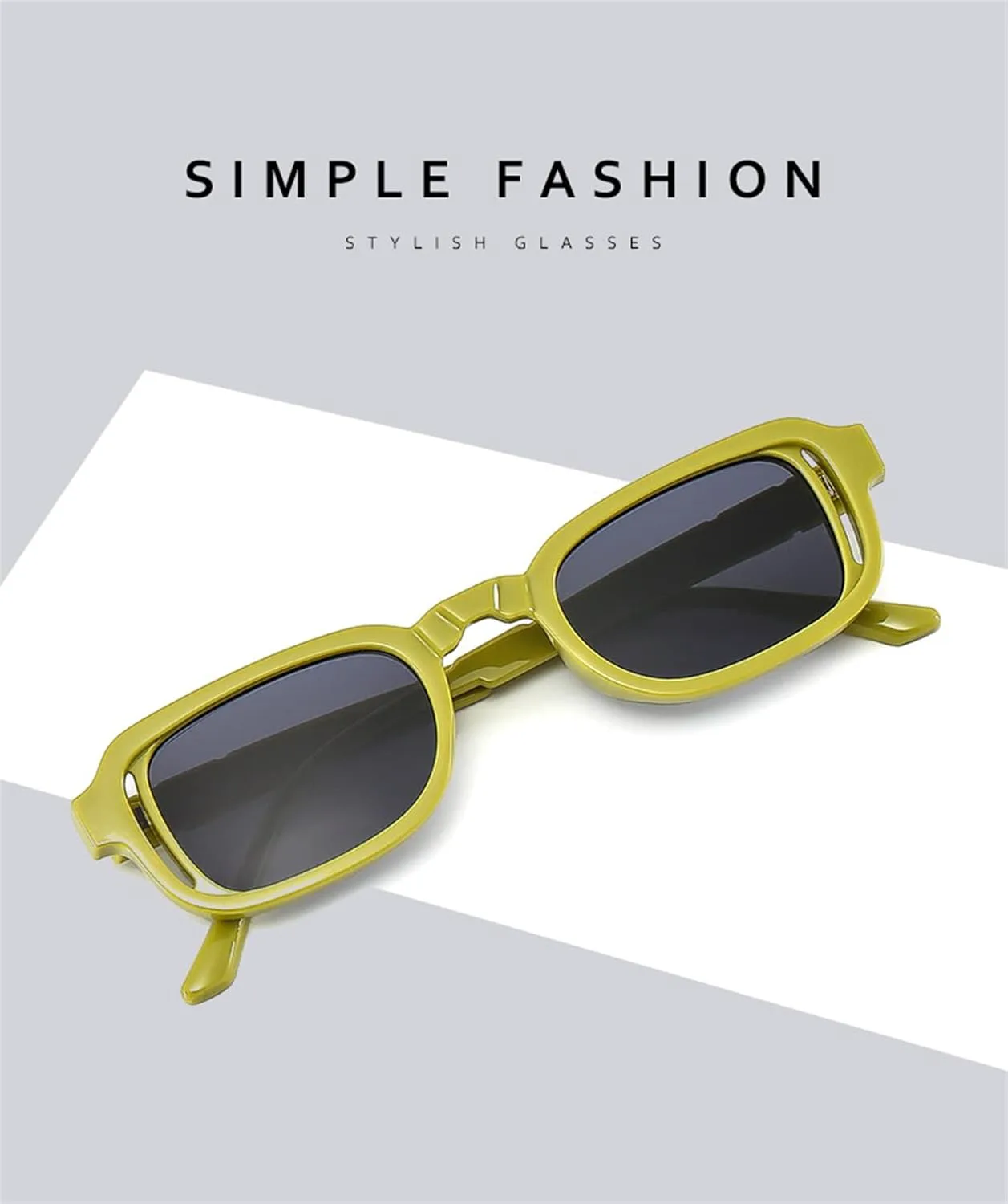 

Солнцезащитные очки в компактной оправе для мужчин и женщин, стильные, для отдыха, для поездок на работу, с защитой от УФ-излучения UV400, отличный подарок generic, B