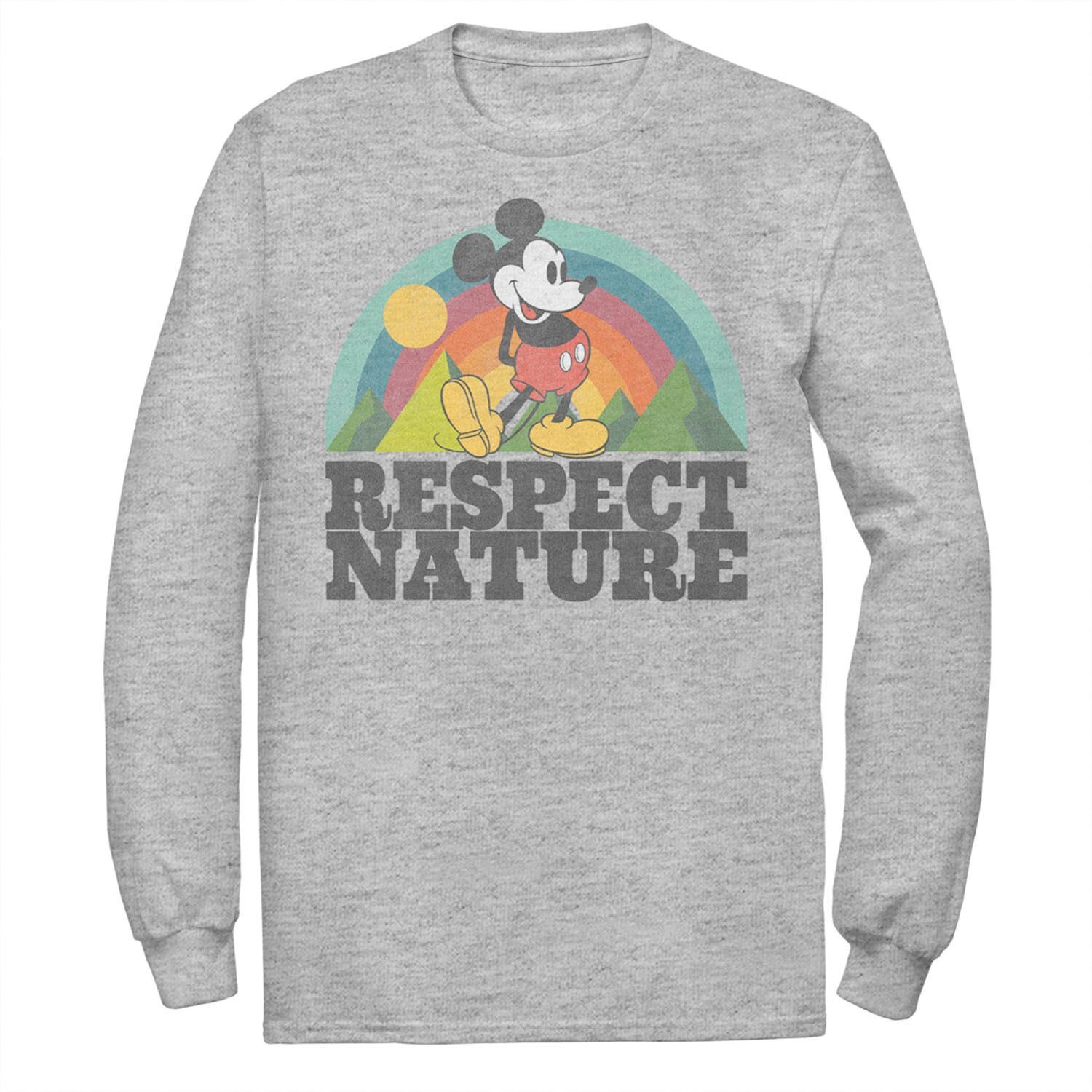 

Мужская футболка Disney's Mickey Mouse Respect Nature Rainbow Licensed Character