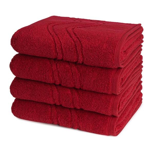 

Cashmere feeling Набор полотенец Ross (4 шт), 50x1x100 см цвет vino