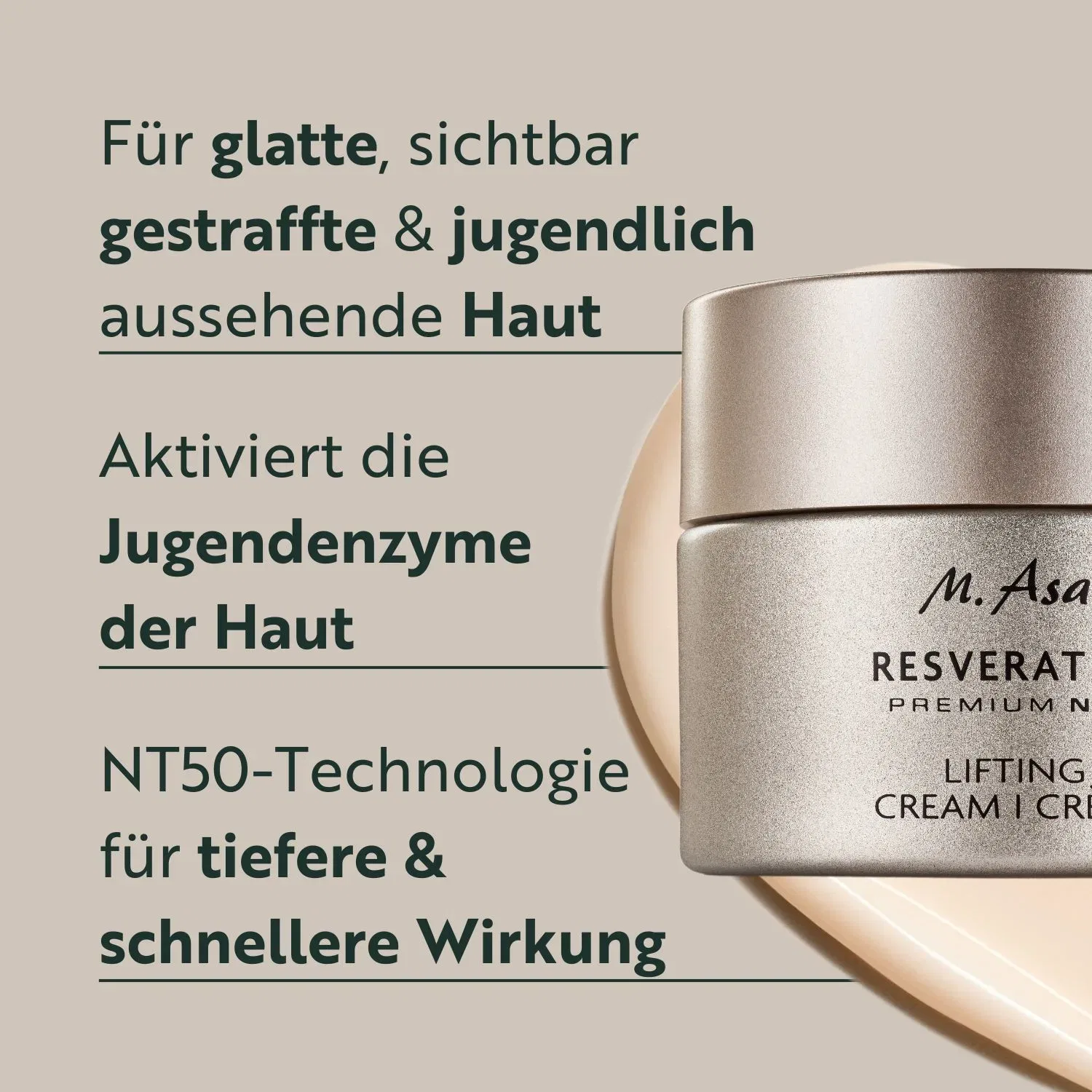 Крем лифтинг-уход Resveratrol Premium NT50 M. Asam — фото 2