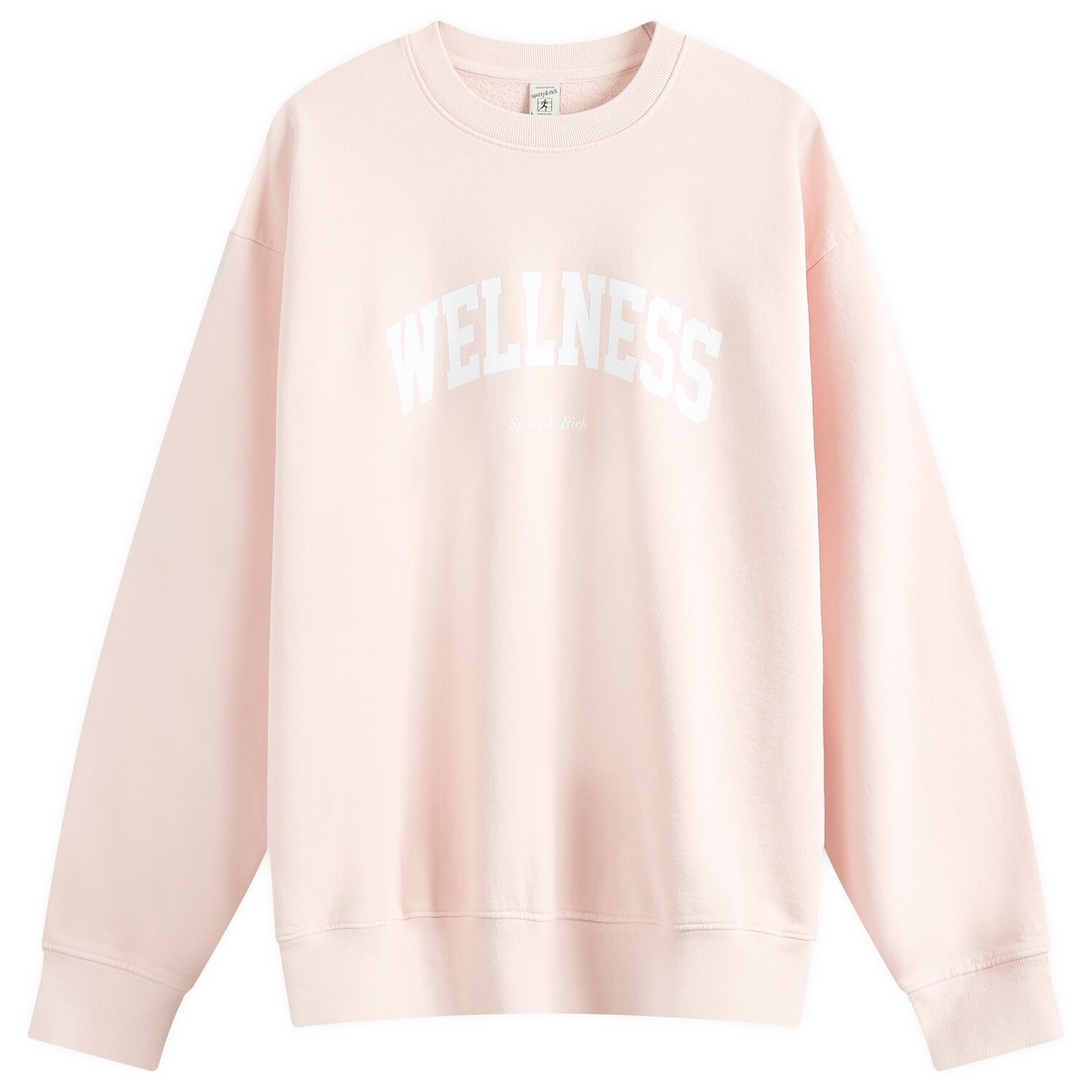 

Толстовка Sporty & Rich Wellness Ivy Sweatshirt, цвет Ballet Pink & White