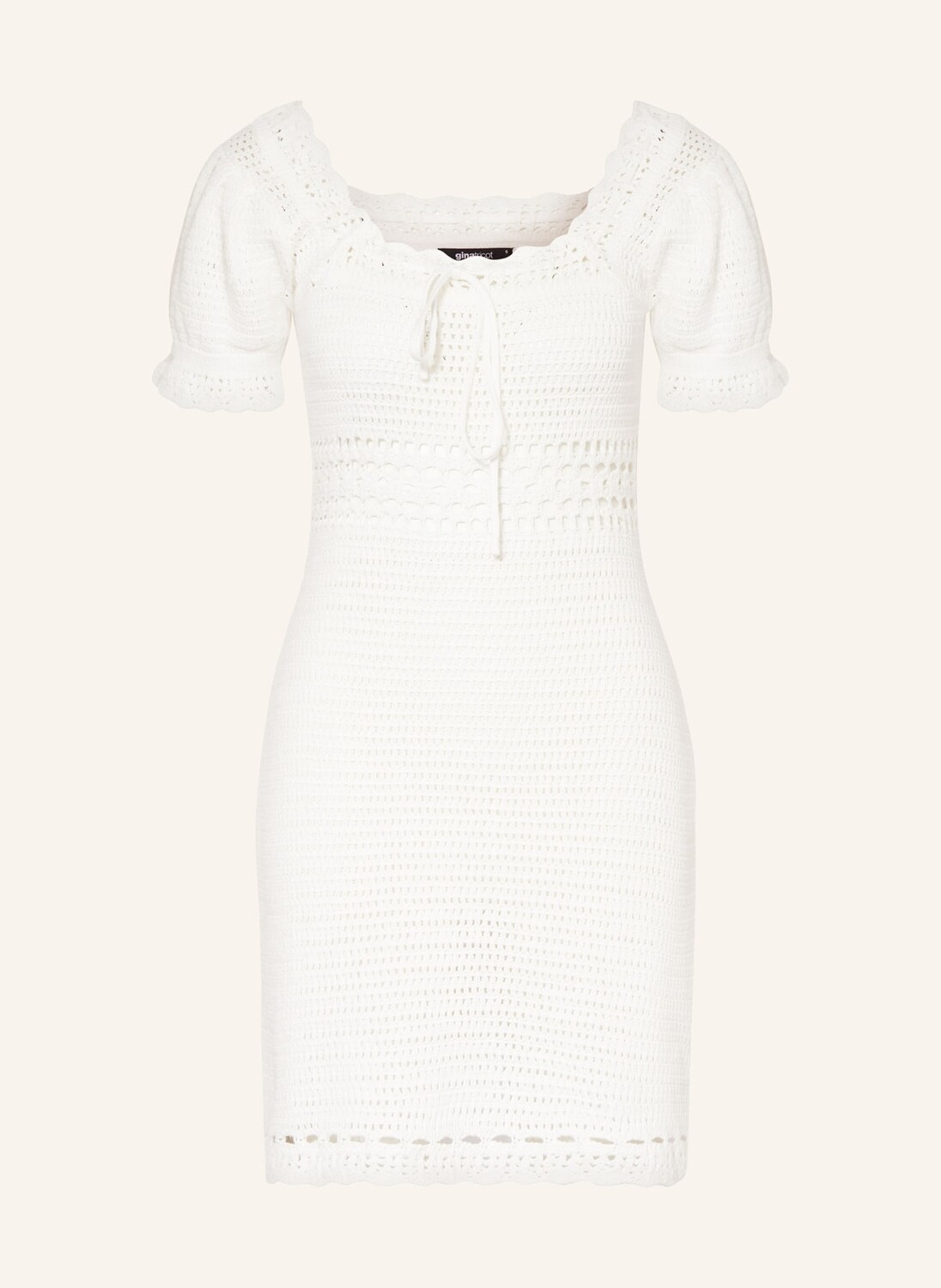 

Платье Gina Tricot, белый