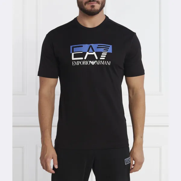 

Футболка стандартного кроя Ea7, черный