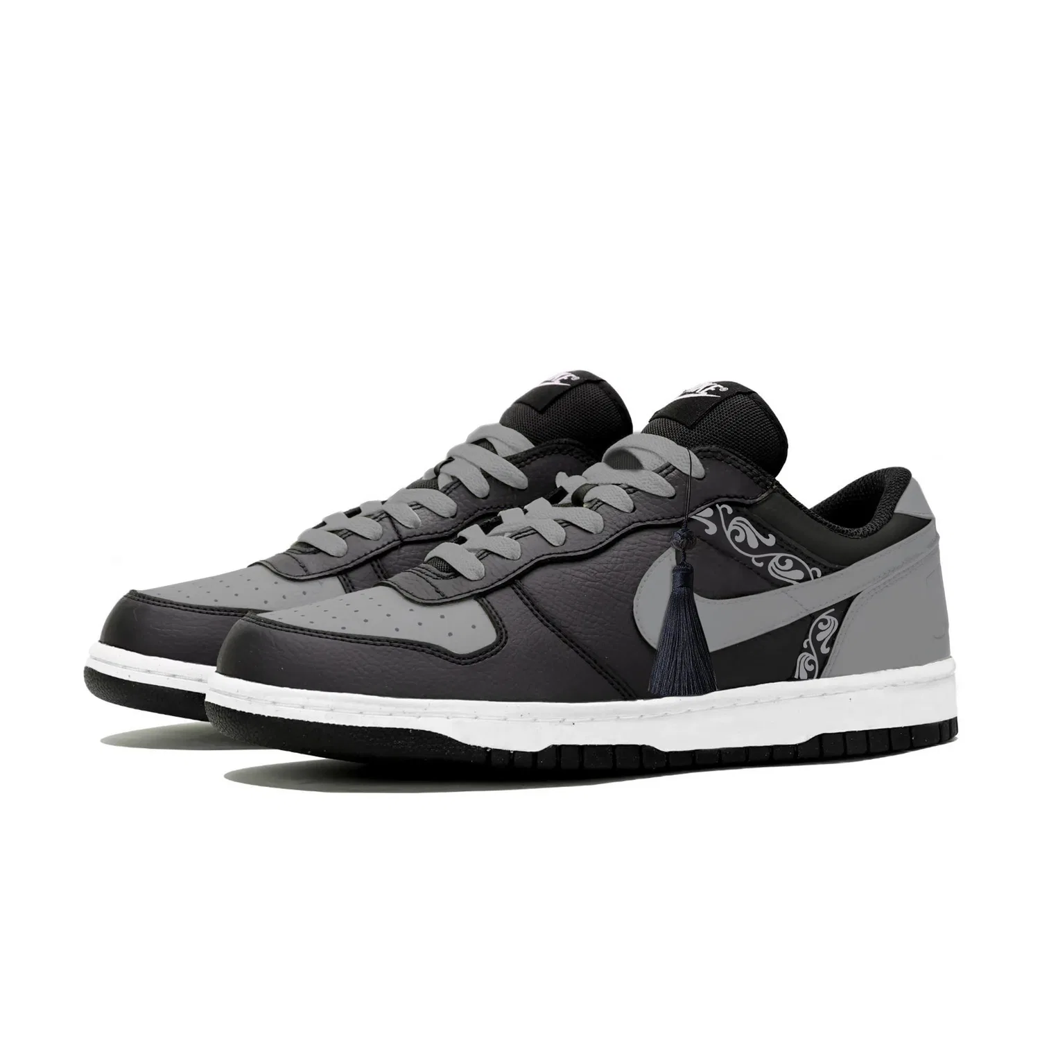 Кроссовки Nike Dunk Low Black Gray — фото 4