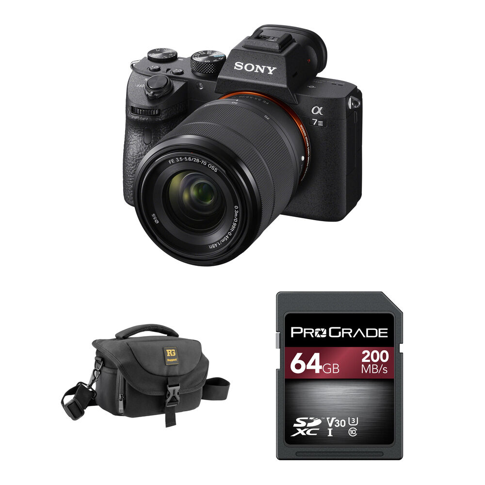 

Беззеркальная камера Sony a7 III Mirrorless Camera with 28-70mm f/3.5-5.6 Lens and