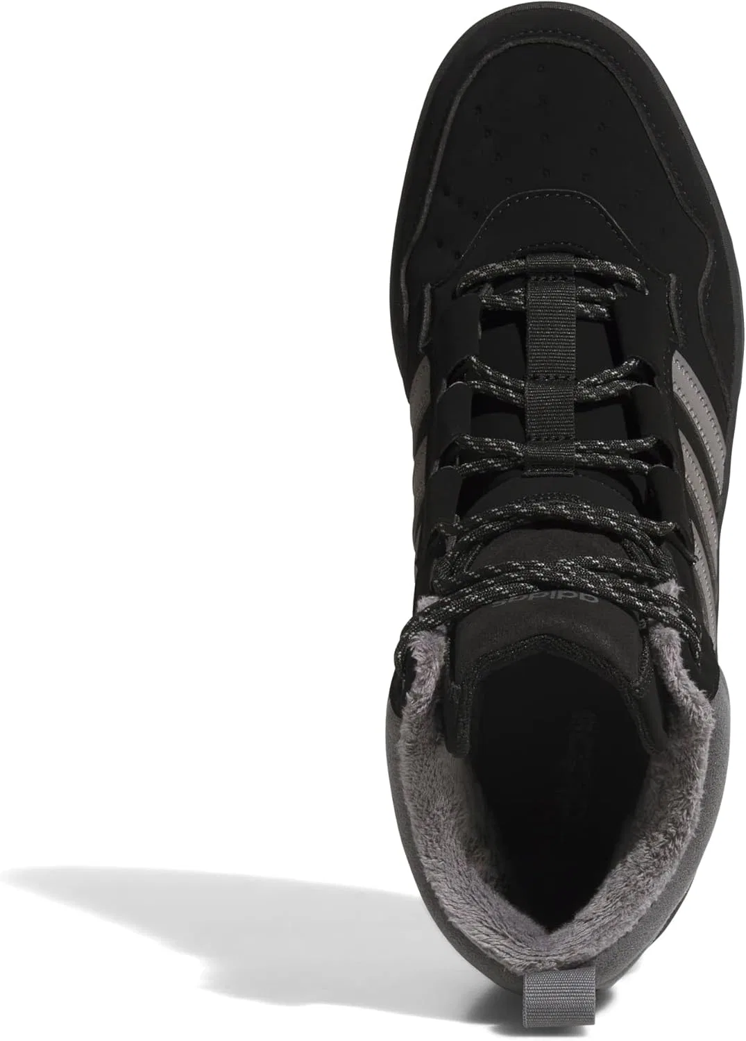Кроссовки Adidas Unisex Hoops 4.0 Mid, Core Black Grey Four Core Black — фото 3