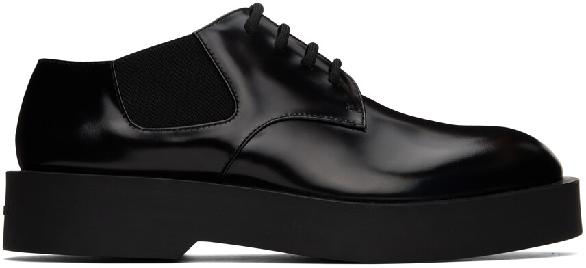 

Черные полированные дерби Jil Sander, Черный, Черные полированные дерби Jil Sander