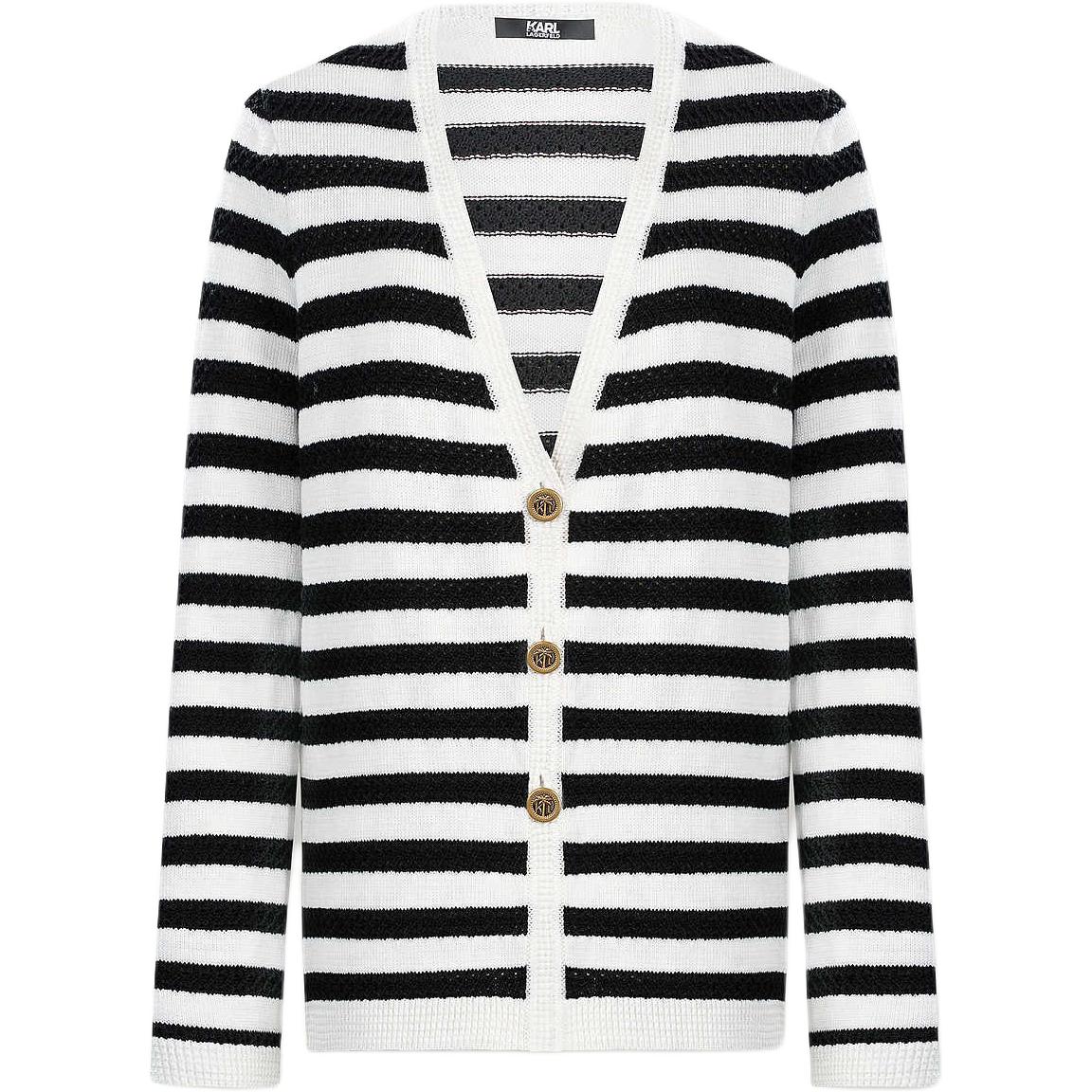 

KARL LAGERFELD / Karl Lagerfeld Jeans Топ KARL LAGERFELD для женщин черно-белый