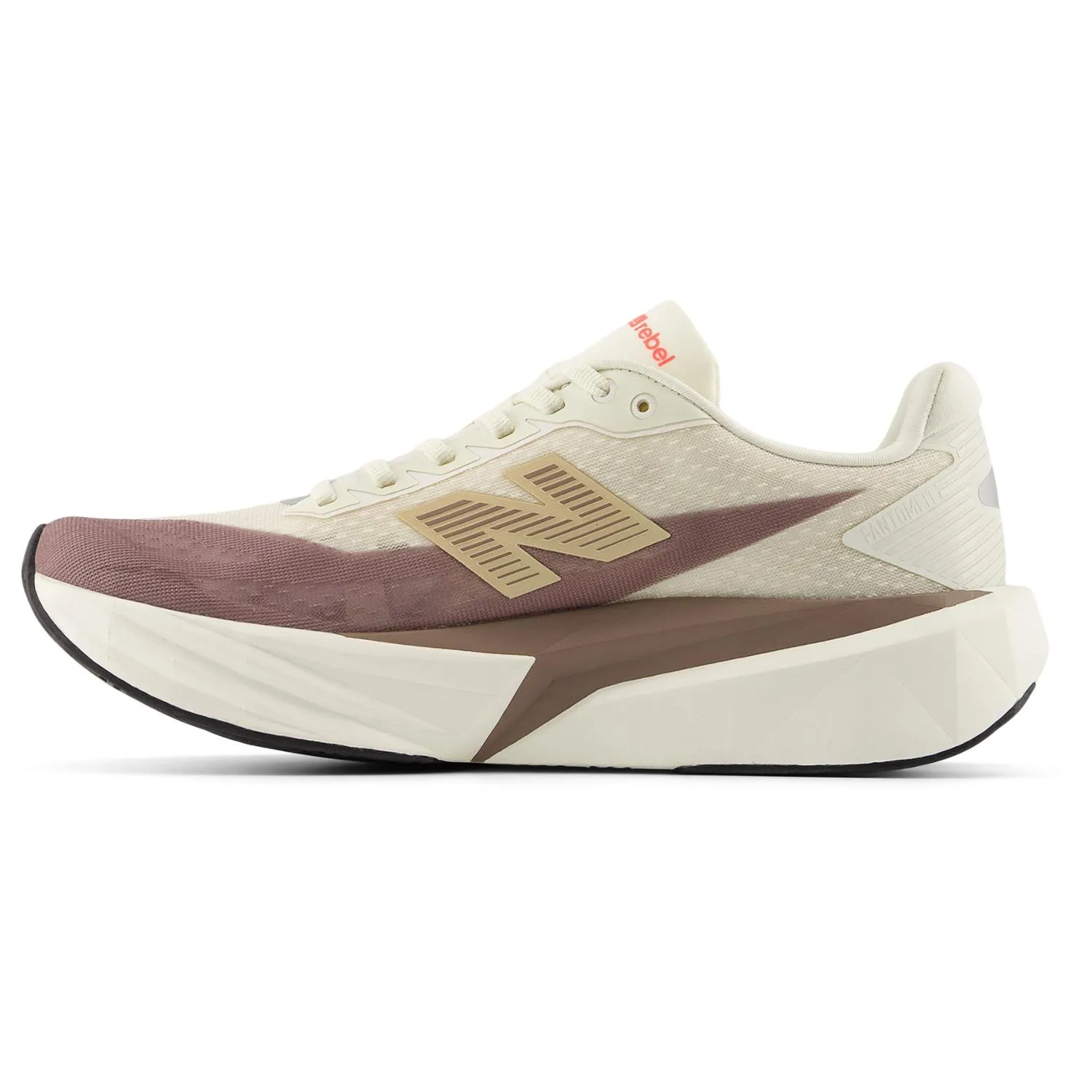 Женские кроссовки FuelCell Rebel v5 для бега по дороге New Balance, Angora/Earth Shadow/Sea Salt — фото 2