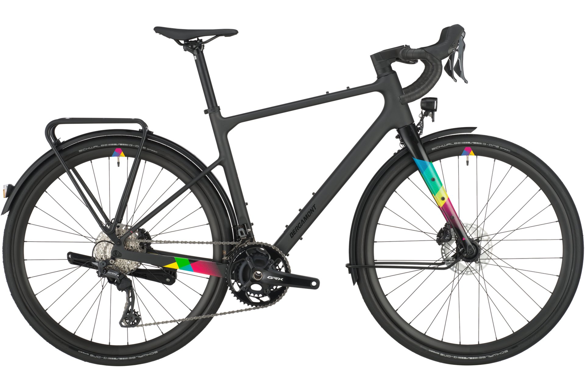 

Гравийный велосипед Bergamont Grandurance rd elite - 28 дюймов - diamant, schwarz | flaky black