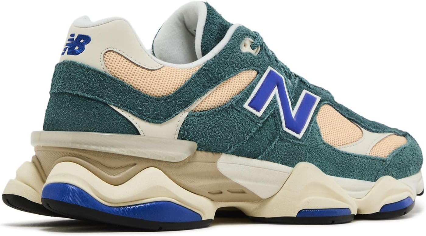 Мужские кроссовки New Balance 9060, New Spruce/Peach Blossom/Team Royal — фото 3