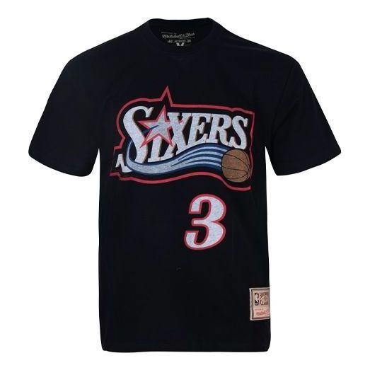 

Футболка Mitchell & Ness x NBA Philadelphia 76ers T-shirt 'Allen Iverson 3', черный