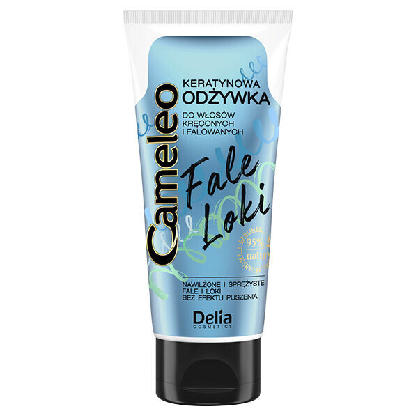 

Кератиновый кондиционер для вьющихся волос Delia Cameleo Fale Loki, 200 мл