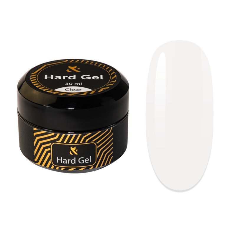 FOX Hard gel Clear с консистенцией базы для ногтей, 30 мл TM F.O.X — фото 2