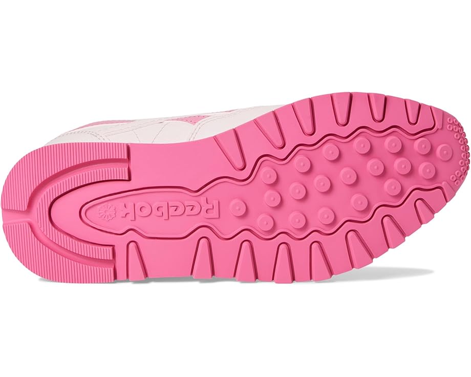 Кроссовки Reebok Kids Classic Leather, цвет Frosted Berry/True Pink/White — фото 3