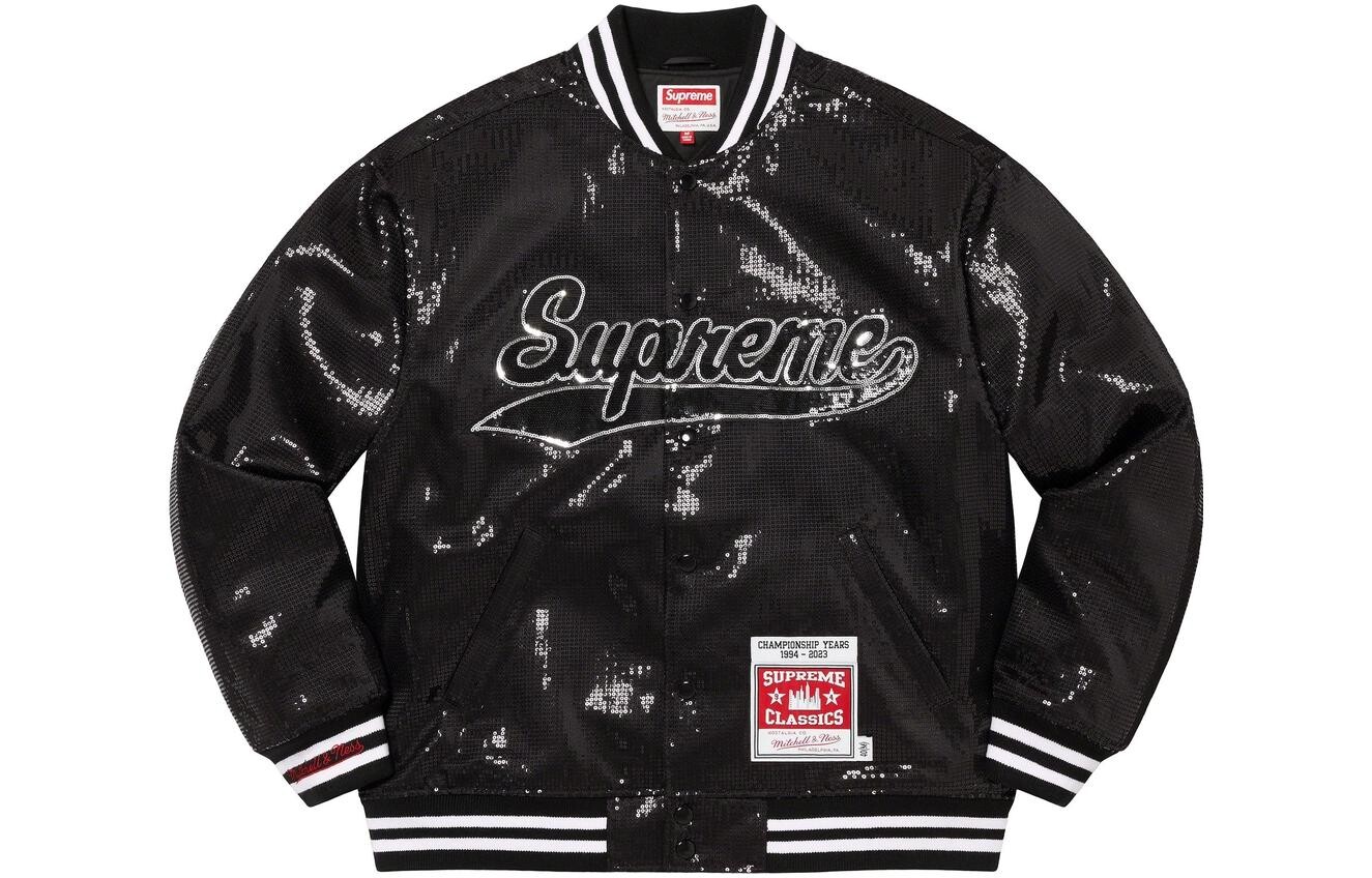 

Mitchell & Ness X SS23 Куртка унисекс Supreme, зеленый