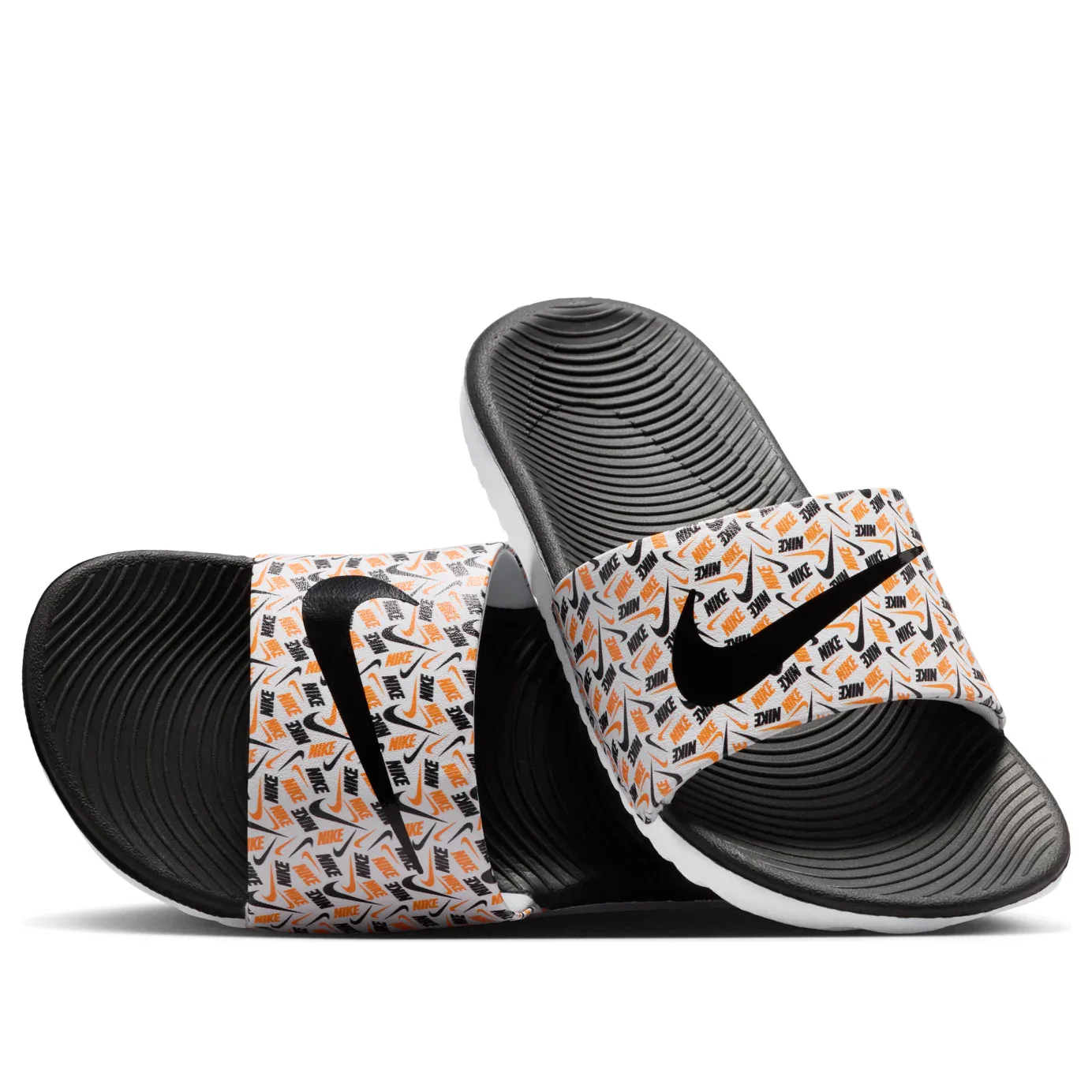 (GS) Шлепанцы Nike Kawa 'White Black Total Orange', мультиколор