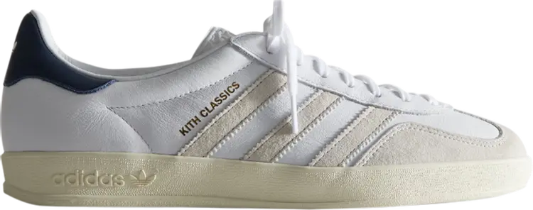 

Кроссовки Kith x Gazelle Indoor 'Classics Program - Navy', белый, Серый, Кроссовки Kith x Gazelle Indoor 'Classics Program - Navy', белый