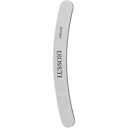 

T4B Lussoni Zebra Banana Files Изогнутая пилочка для искусственных ногтей, зернистость 150/150 — упаковка из 10 шт., Tb Tools For Beauty