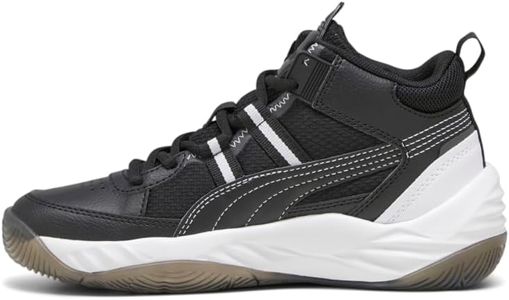 Кроссовки Puma Unisex-Child Rebound Future Next Gen, белый/черный/серый — фото 3