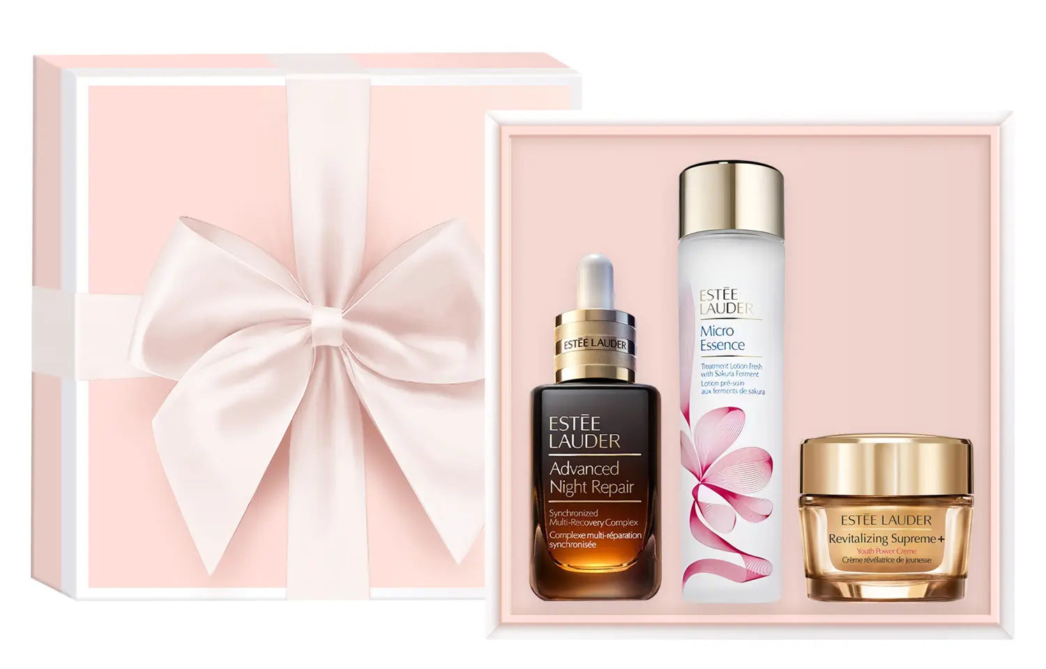 Подарочный набор Estée Lauder: сыворотка, 100 мл + лосьон с ферментами сакуры, 200 мл + увлажняющий крем, 50 мл — фото 3