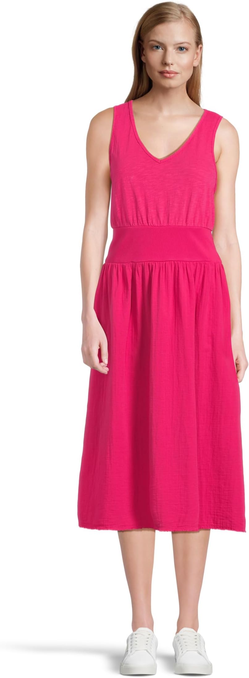 

Платье Mod-o-doc Mix Media Tank Dress, цвет Electric Berry