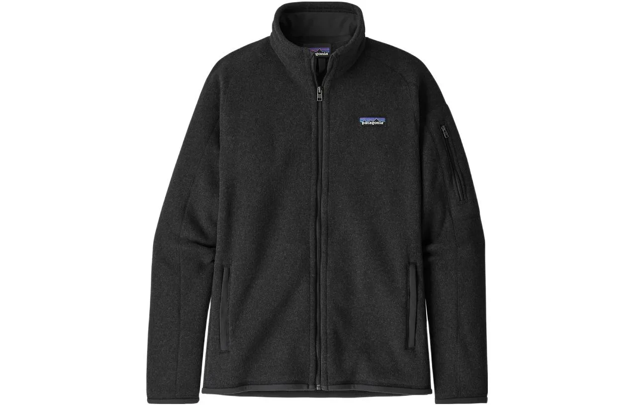 Толстовка Better Sweater с карманом-молнией Patagonia, Light Blue/FLECK BLUE — фото 4