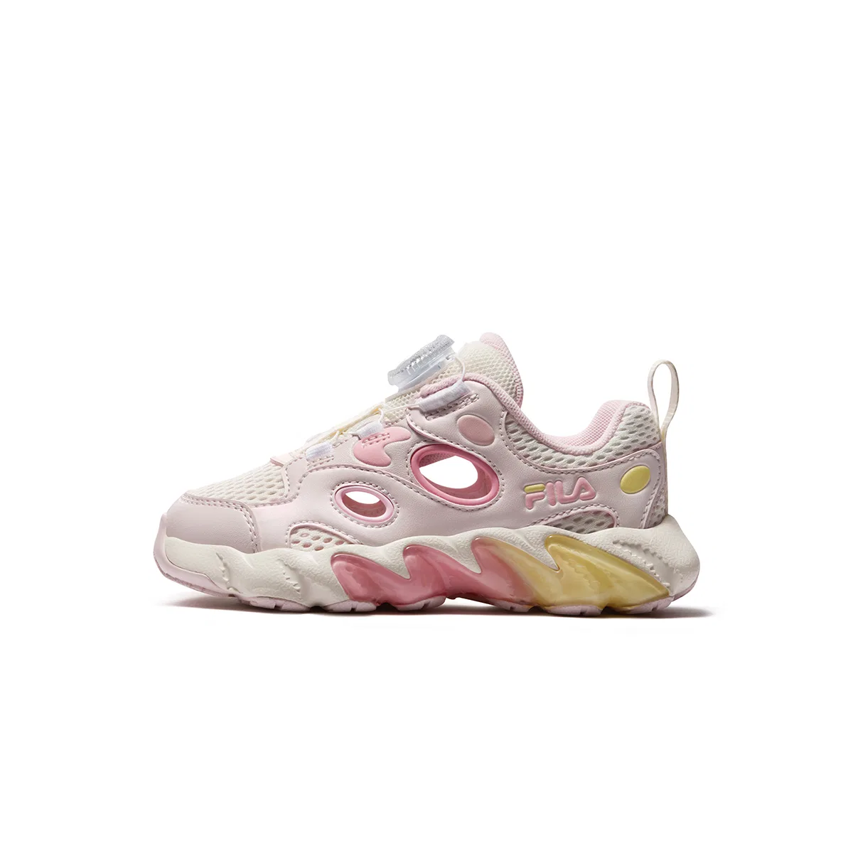 Кроссовки для активного отдыха FILA KIDS Heritage FHT Бело-розовые
