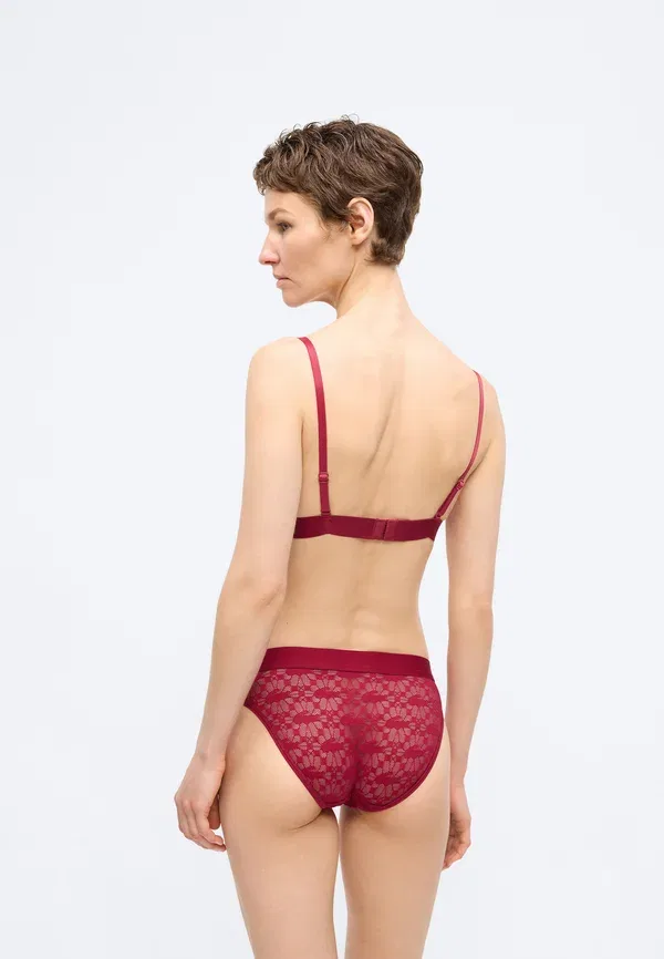 Трусы Lacoste Briefs, бордовые — фото 4
