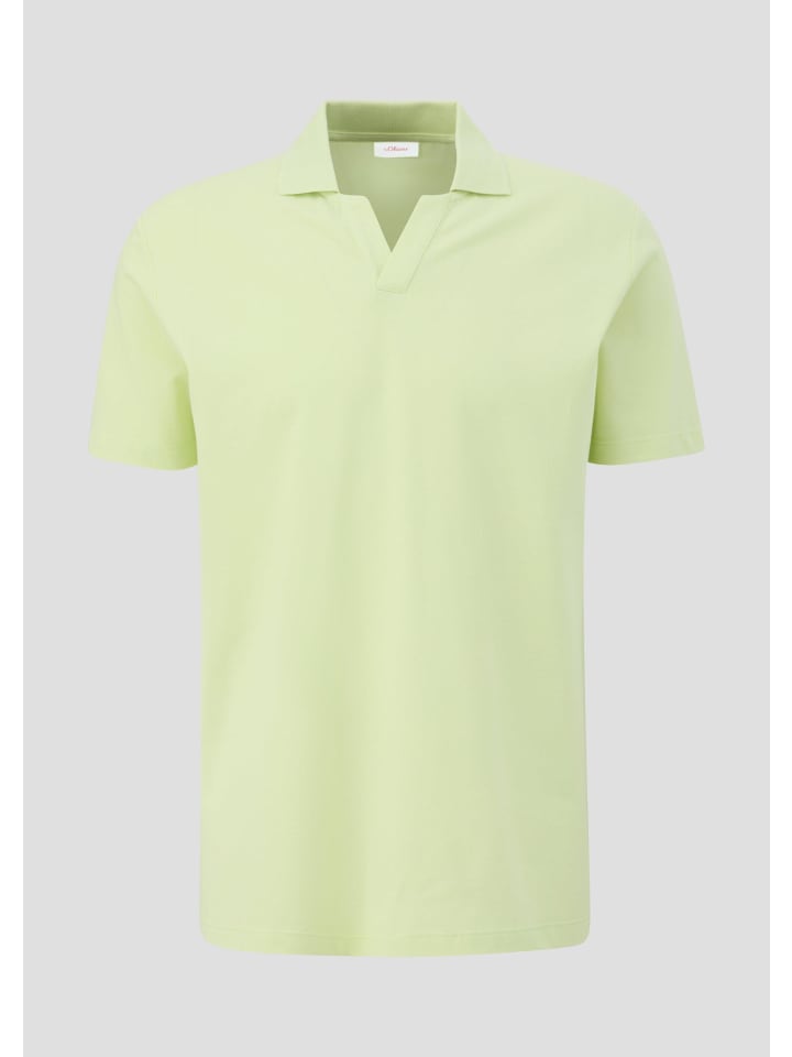 

Рубашка поло цвета 7010_лаймовый зеленый s.Oliver