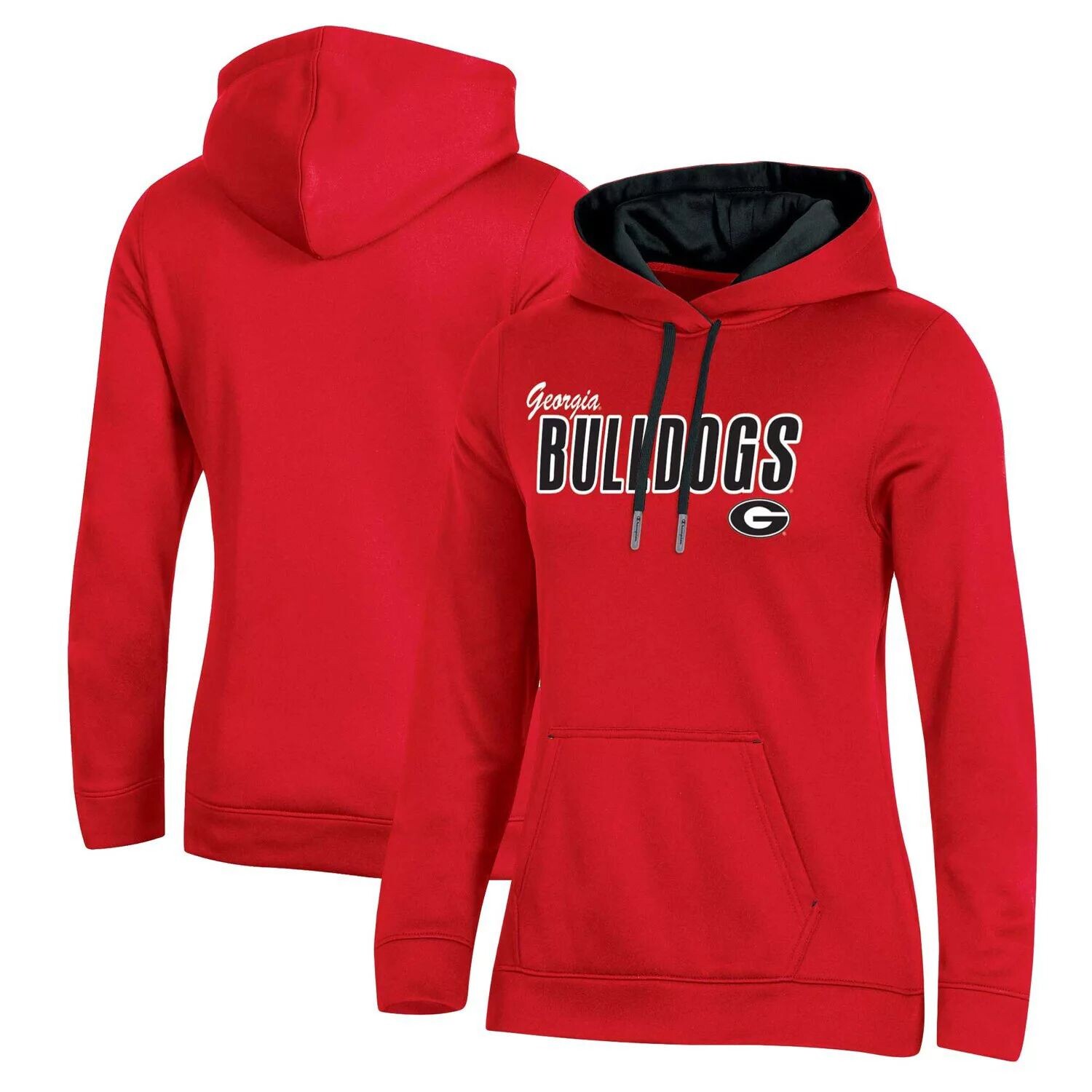 

Пуловер с капюшоном среди женщин Champion Red Georgia Bulldogs Team Champion