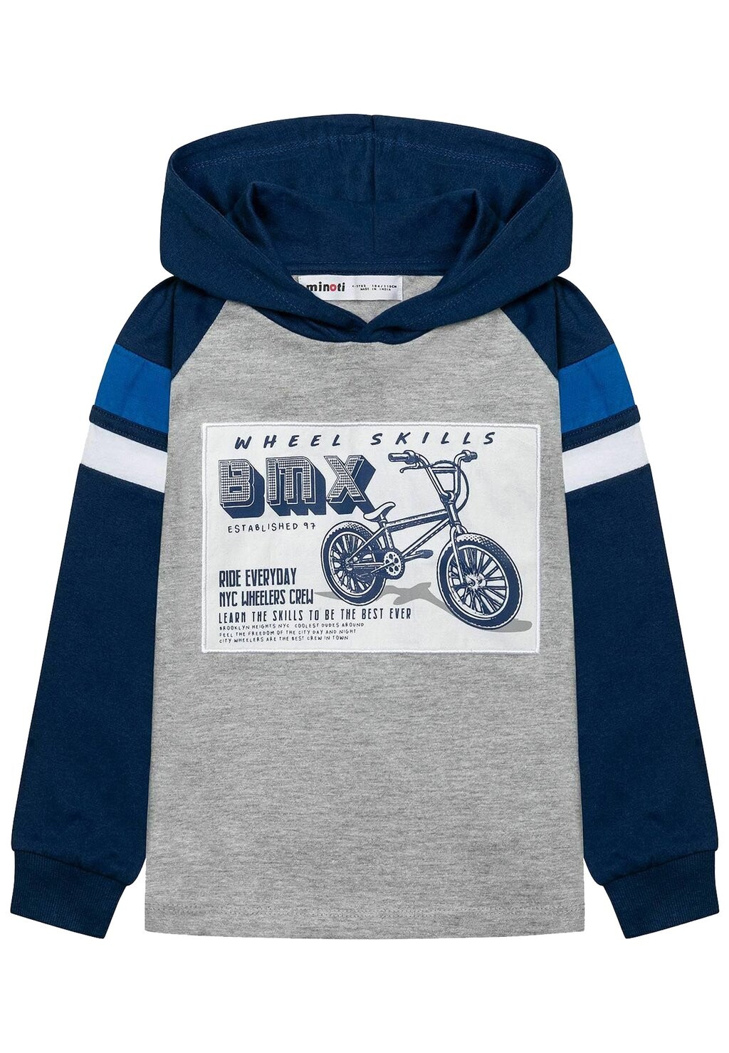 

Толстовка BIKE LONG SLEEVED MINOTI, цвет red blue