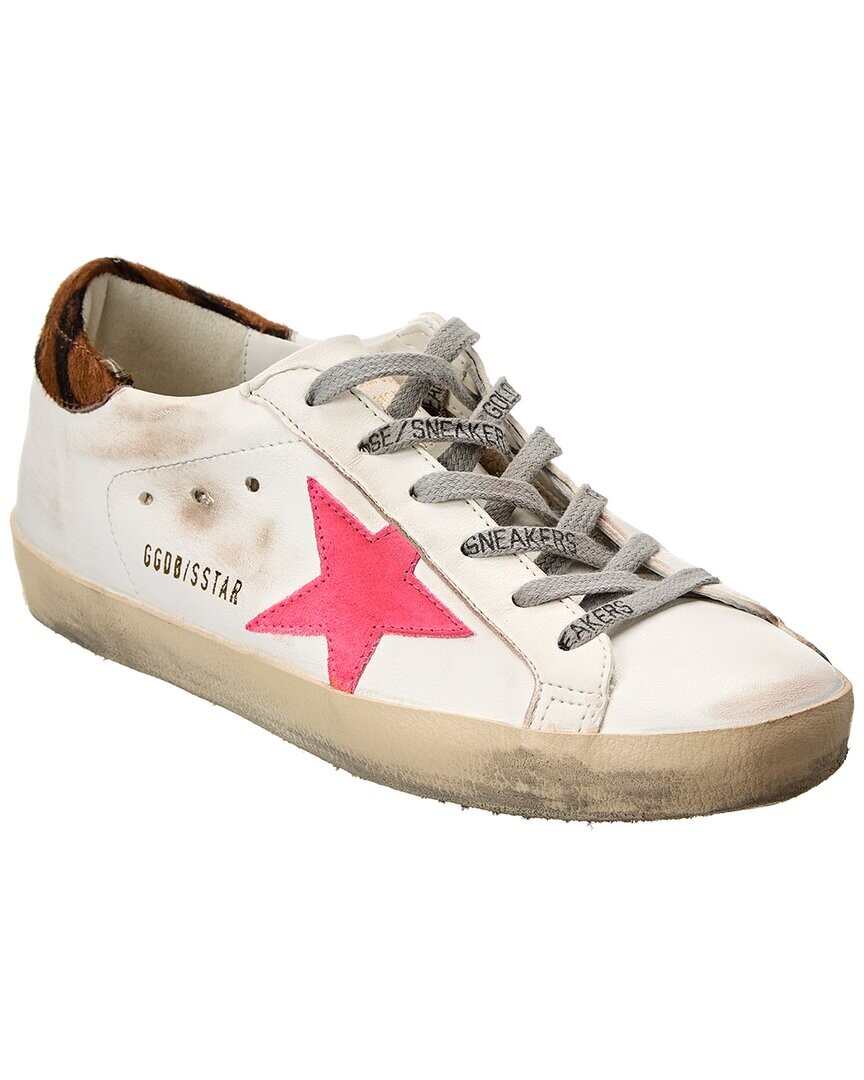 Кожаные кроссовки Golden Goose Superstar, белый — фото 4