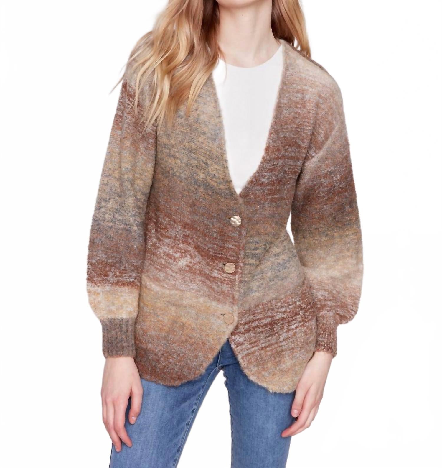 

Кардиган из букле осенний CHARLIE B, Autumn