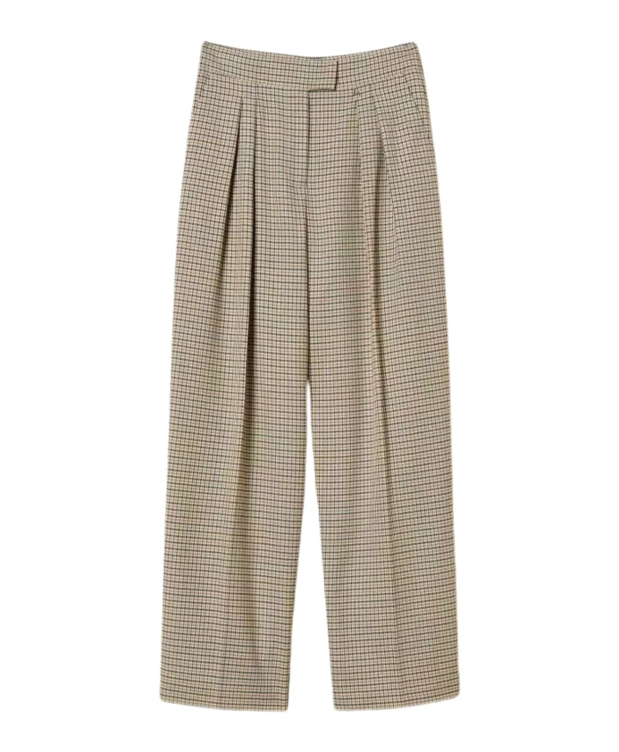 

Бежевые брюки микро-пед-де-пуль Twinset, бежевый