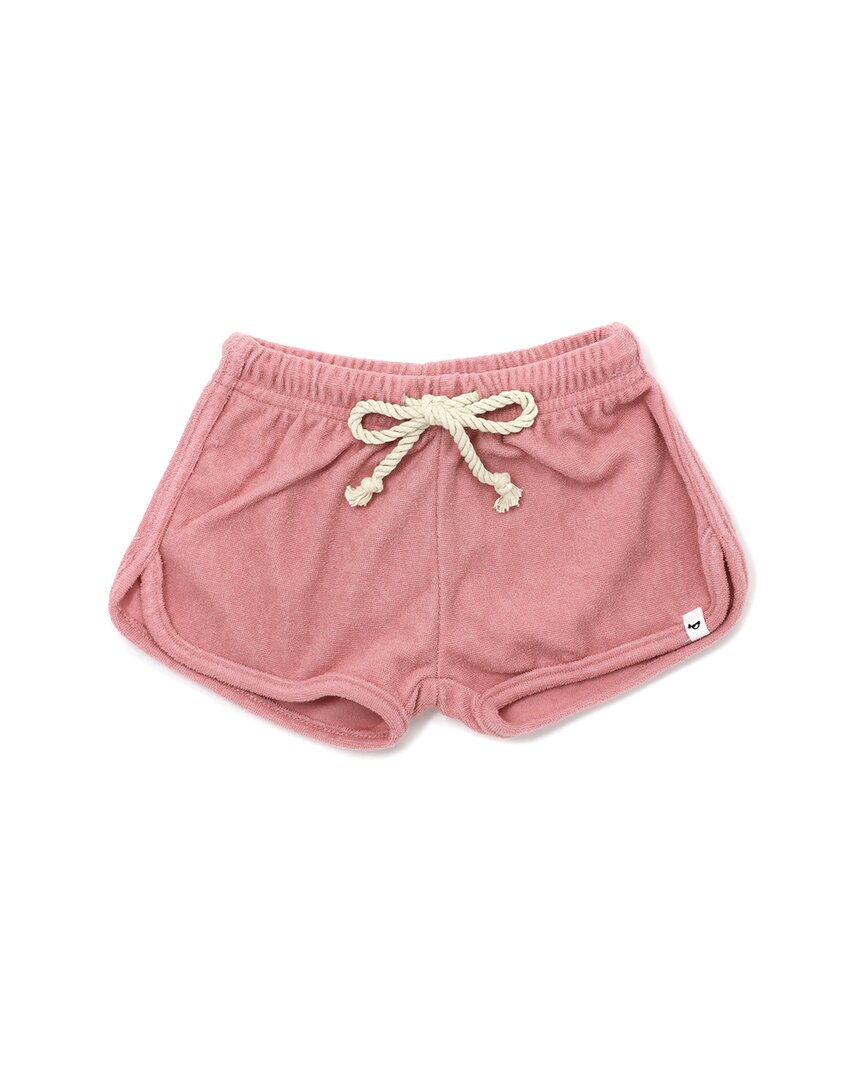 

О, детка! Короткие махровые шорты на шнурке Oh baby!, розовый